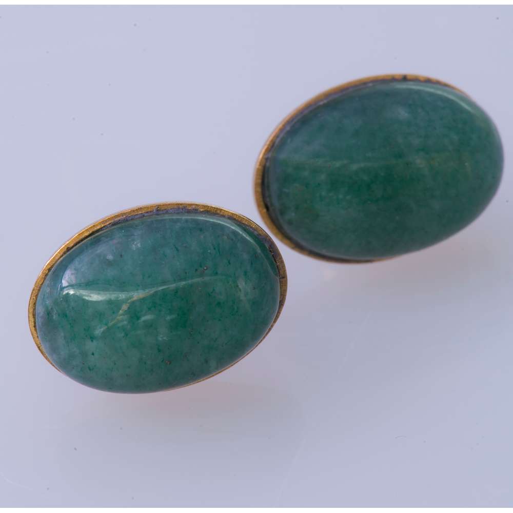 003IR-EVAFRANGK-SKOYLARIKIA-ABENTOYRINI-PRASINI-XRYSO-2 Σκουλαρίκια με πέτρες