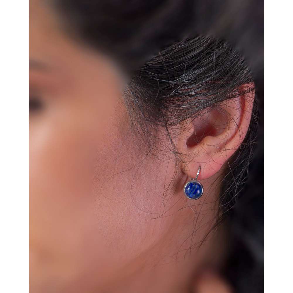 007IR-EVAFRANGK-SKOULARIKIA-LAPIS-LAZOYLI-ASHMI-2 Earrings hanging with clips