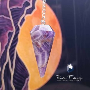 Εκκρεμές Αμέθυστος eva frangk