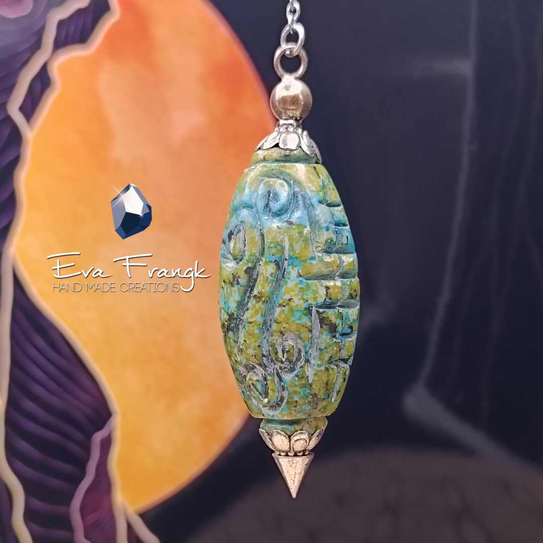 133 Εκκρεμές Χρυσόκολλα με αλυσίδα