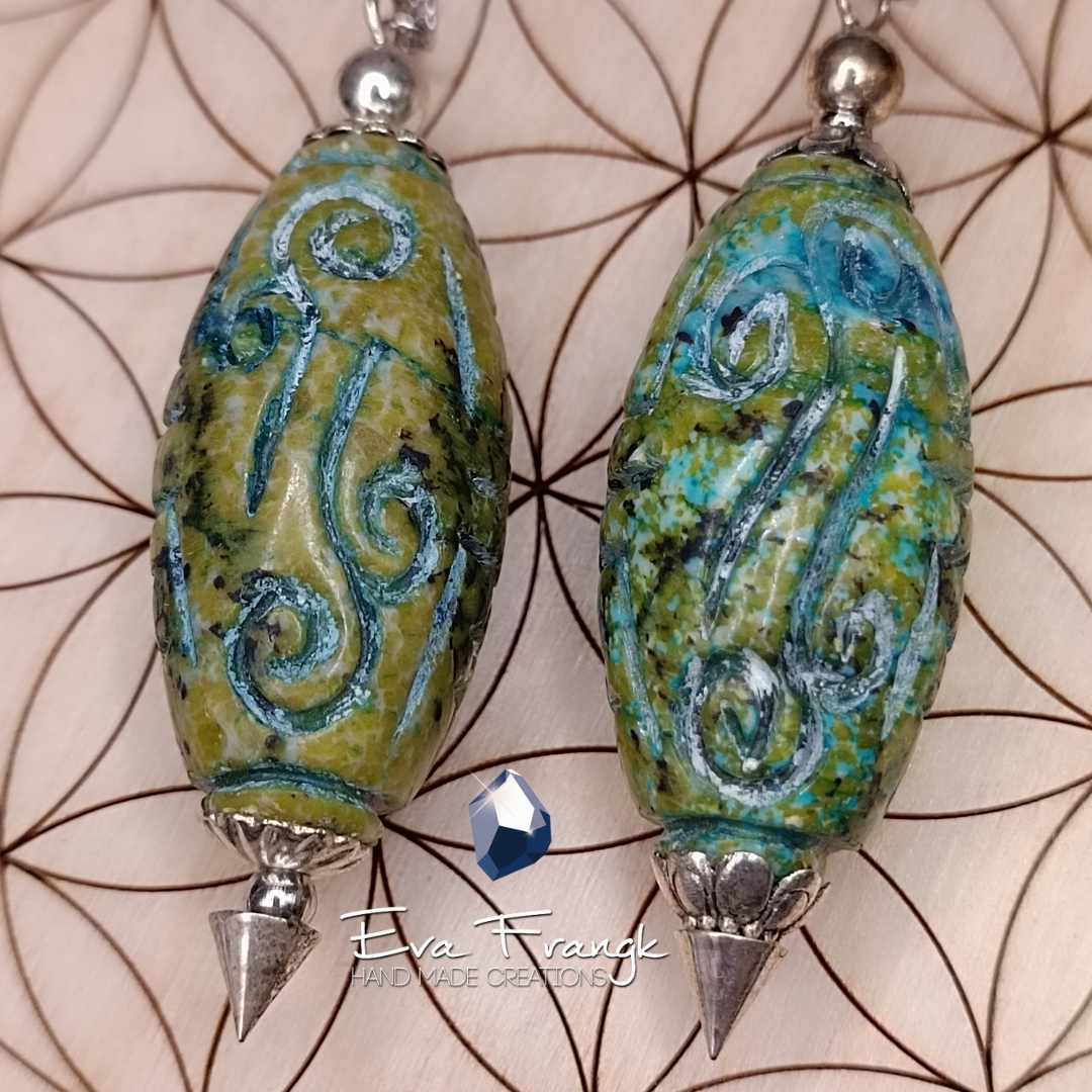 134 Εκκρεμές Χρυσόκολλα με αλυσίδα