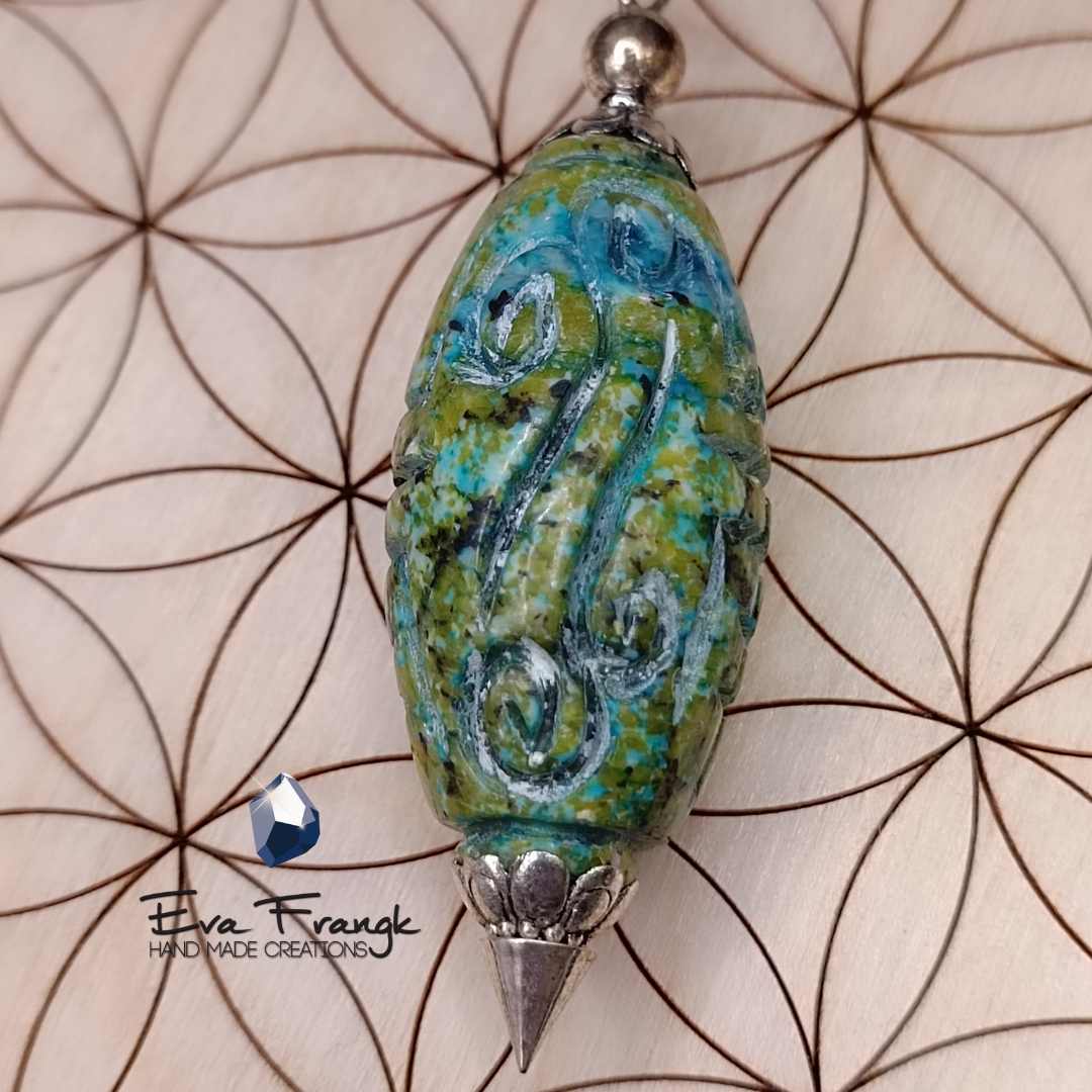 135 Εκκρεμές Χρυσόκολλα με αλυσίδα