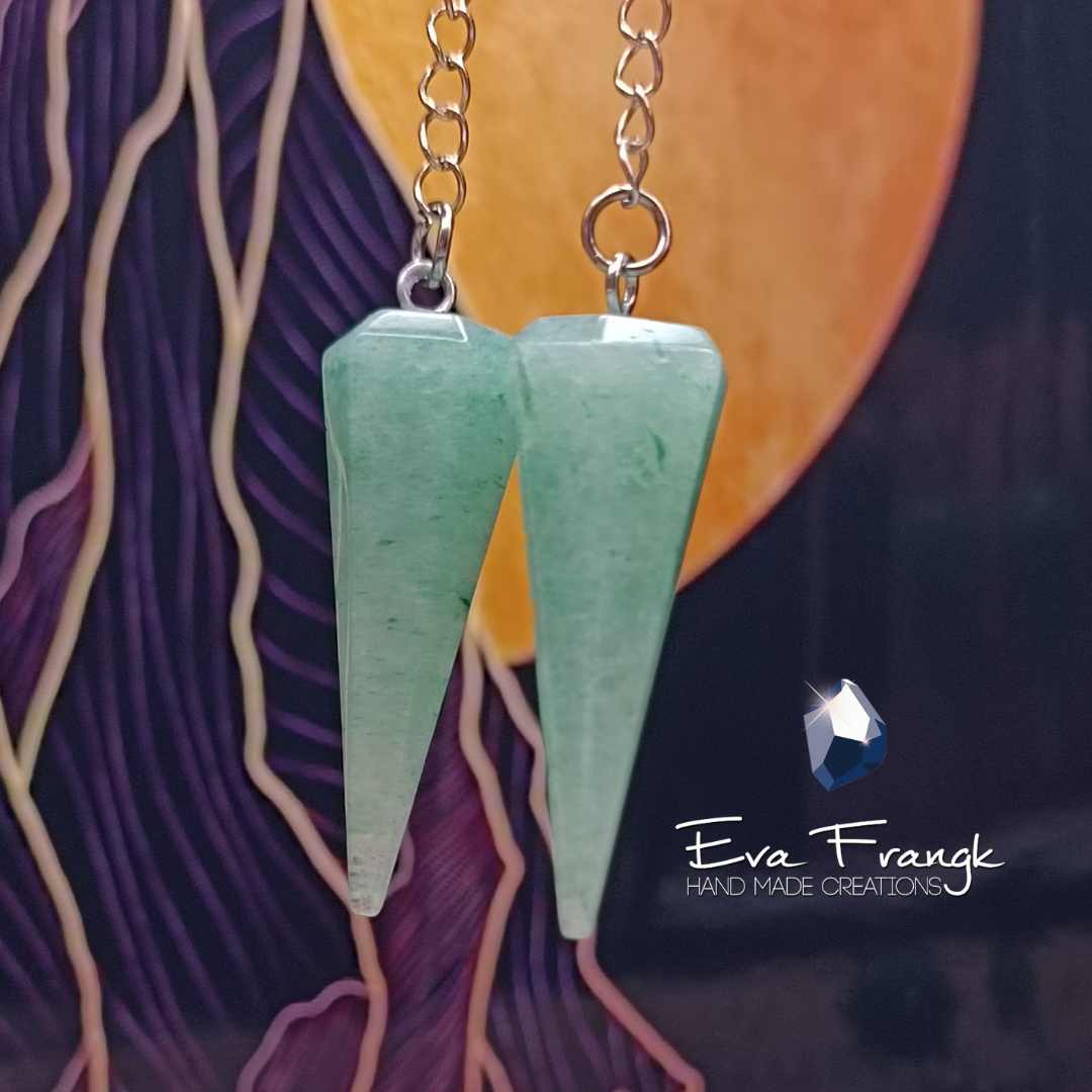 141 Εκκρεμές Αβεντουρινη πράσινη