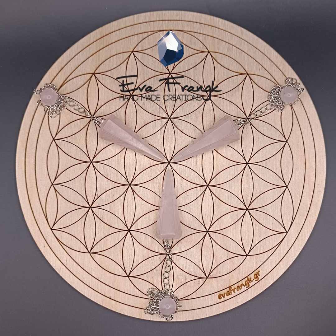 152 Εκκρεμές Ροζ Χαλαζιας