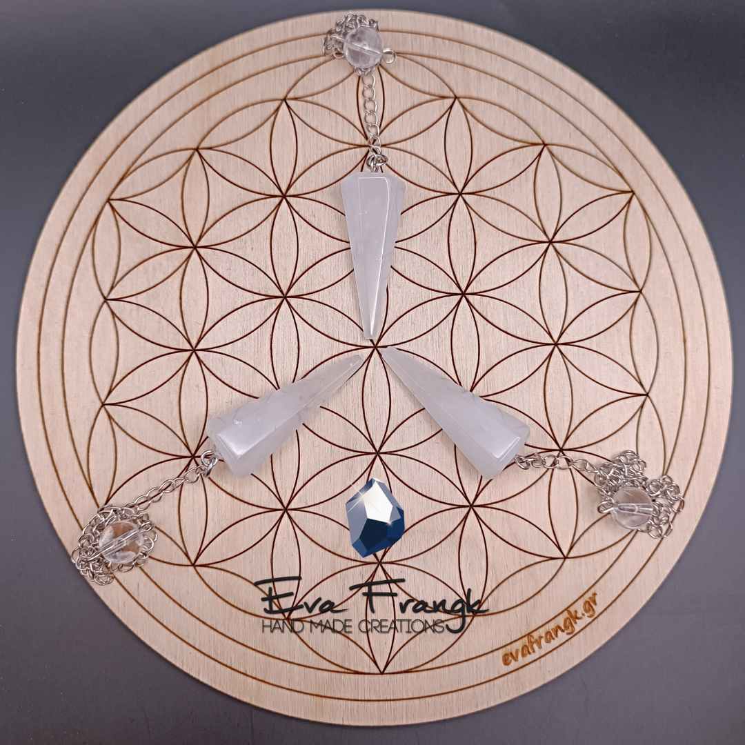 157 Εκκρεμές Λευκός Χαλαζιας