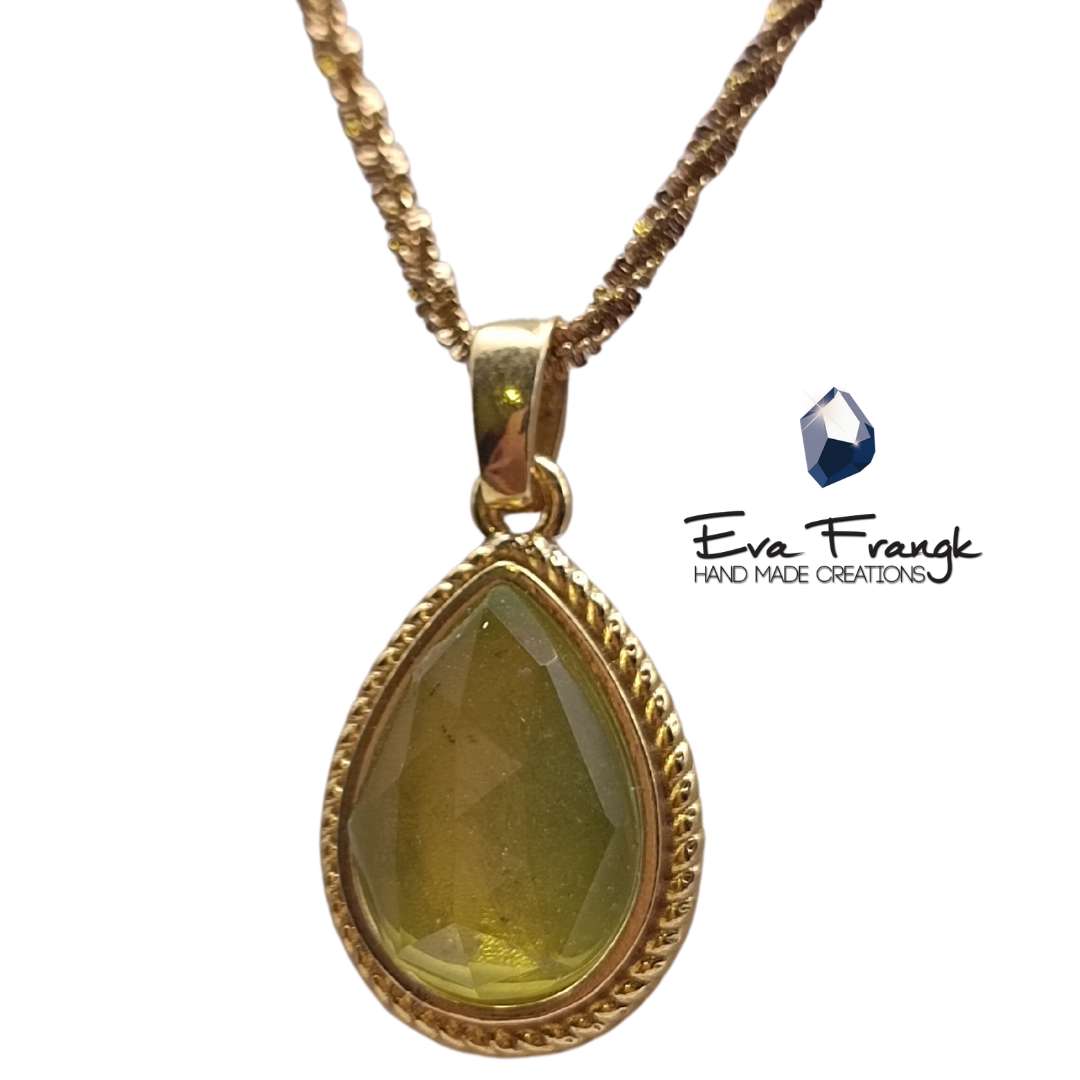 181 Μενταγιόν με Περίδοτο (Peridot)